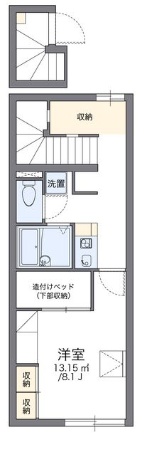 レオパレスなごみ 間取り図