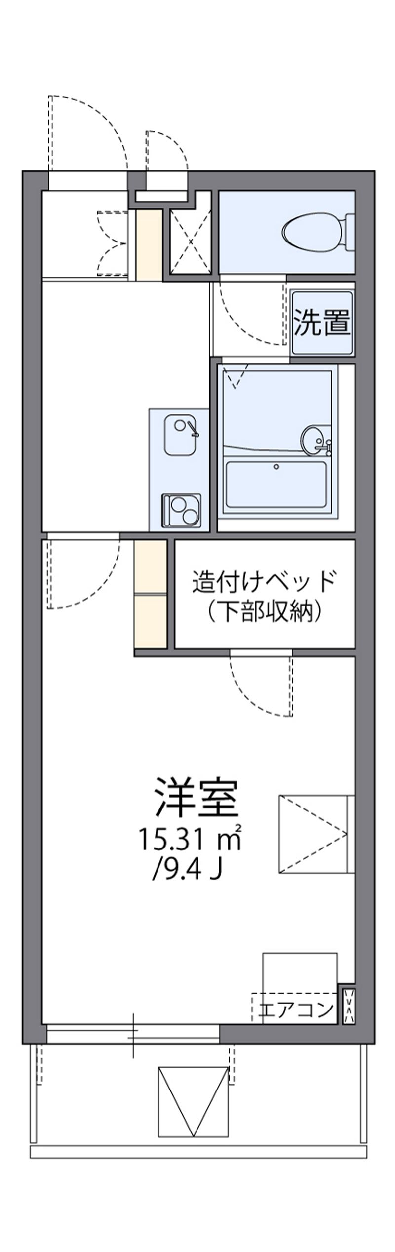 レオパレス宇都宮南 間取り