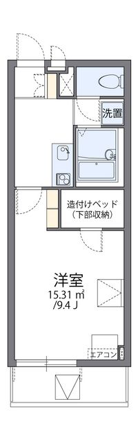 レオパレス宇都宮南 間取り図