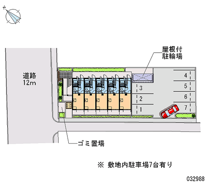 レオパレスレスペート 月極駐車場