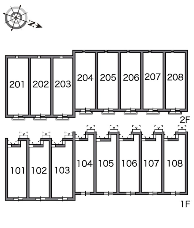 レオネクストＫＲＨフレンド 間取配置図
