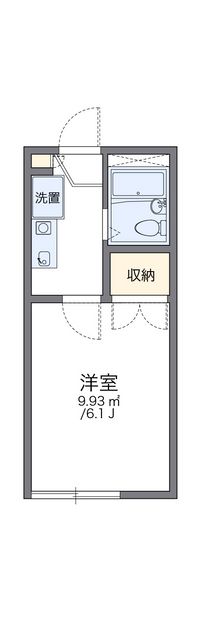 レオパレスフラワーアイランド 間取図