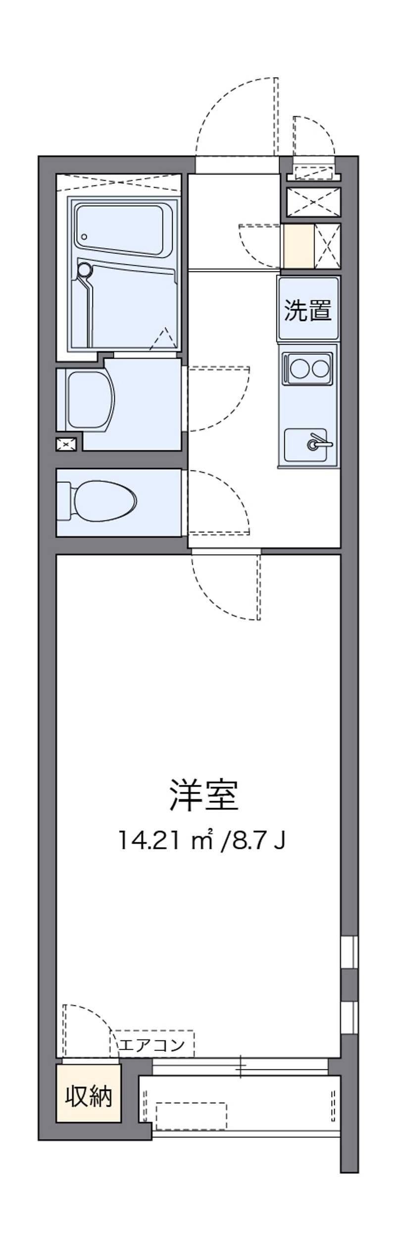クレイノコンチェルト下条 間取図