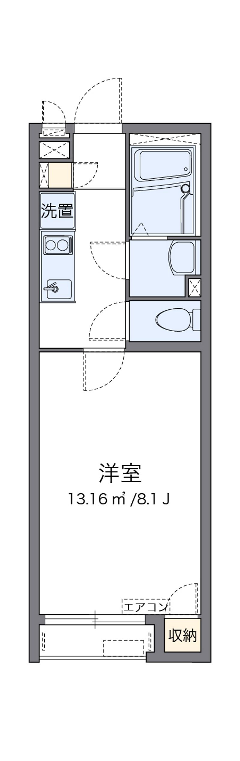クレイノポートハイムⅡ 間取図