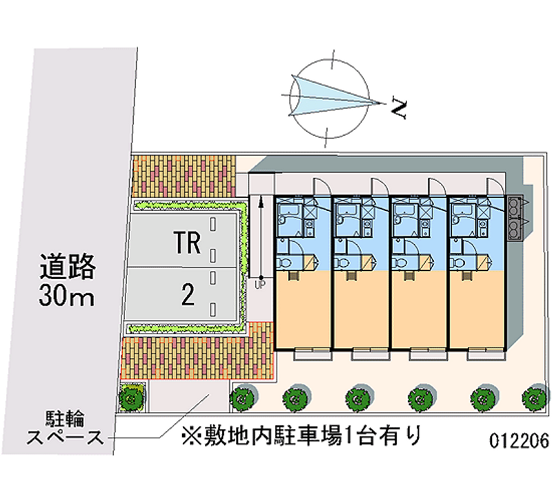 レオパレスＫ・Ｍ・ＪＯＹ 区画図