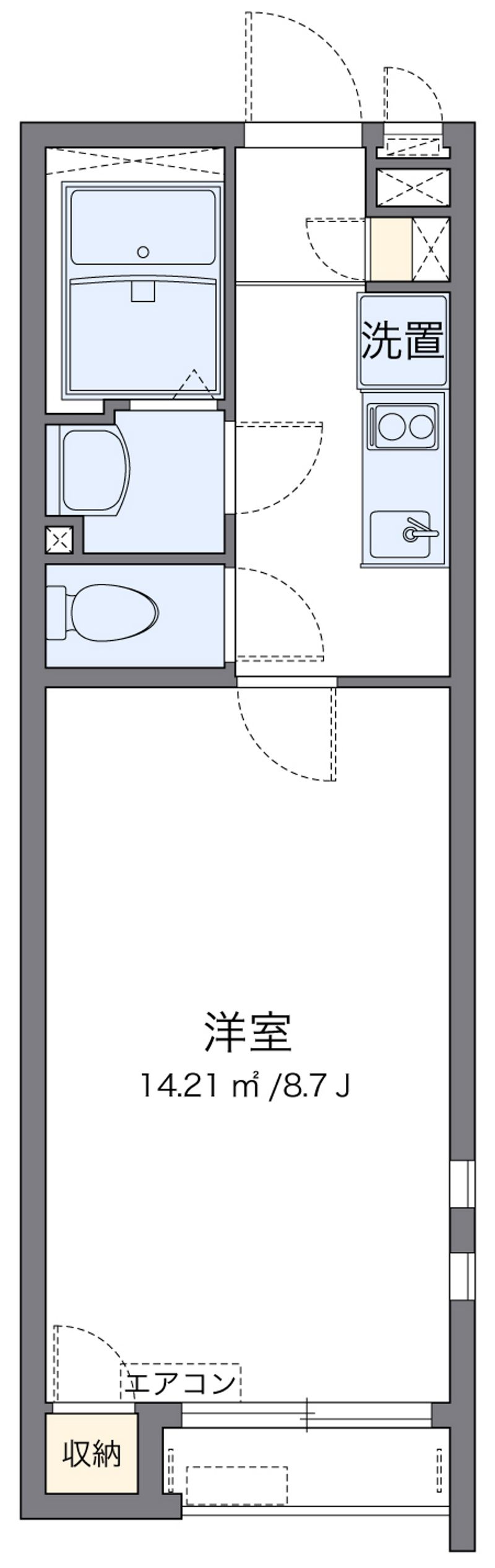 クレイノカーサ　カリーナ 間取図