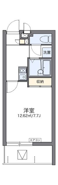 レオパレス松尾公園前 間取り図