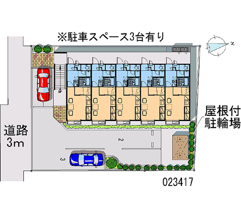 23417月租停車場