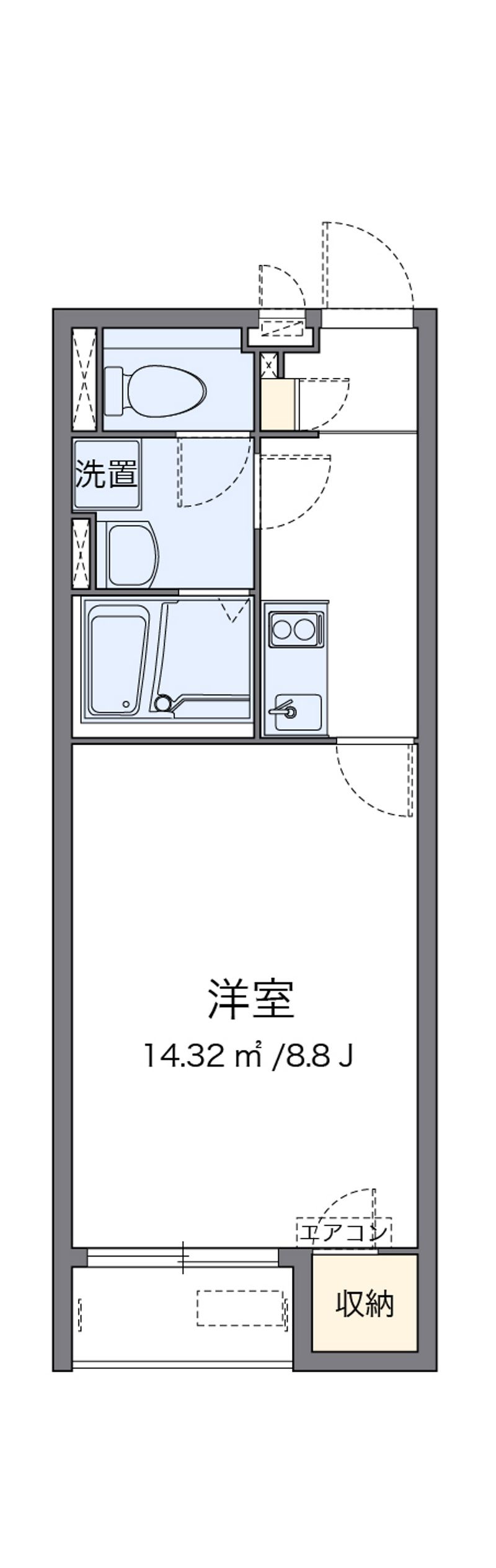クレイノエクシード東員 間取図