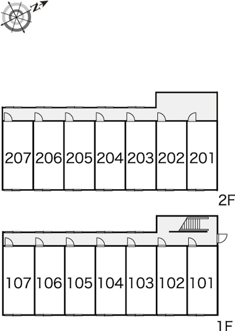 レオパレス明日可 間取り配置図
