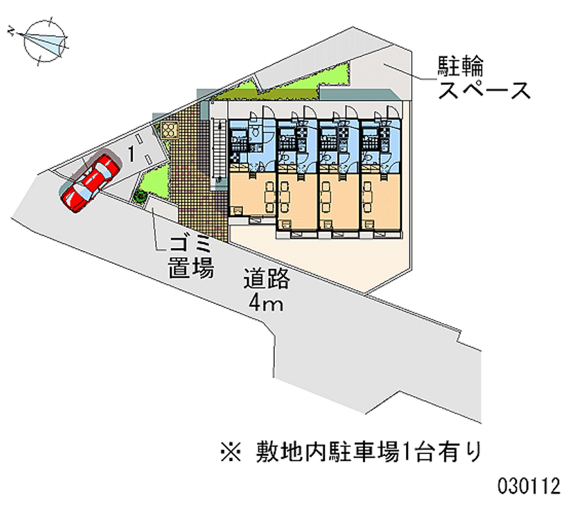 レオパレスフォレスト町田 区画図