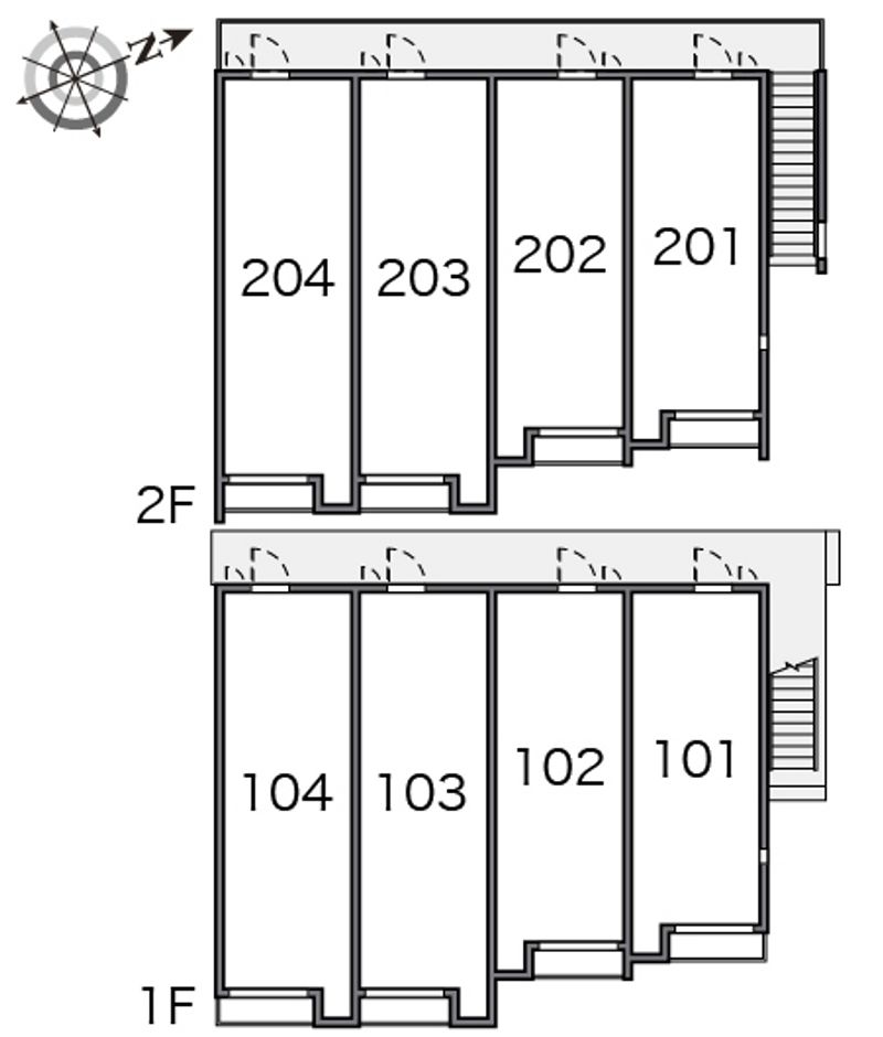ミランダグリーンヒルズ柏尾 間取配置図