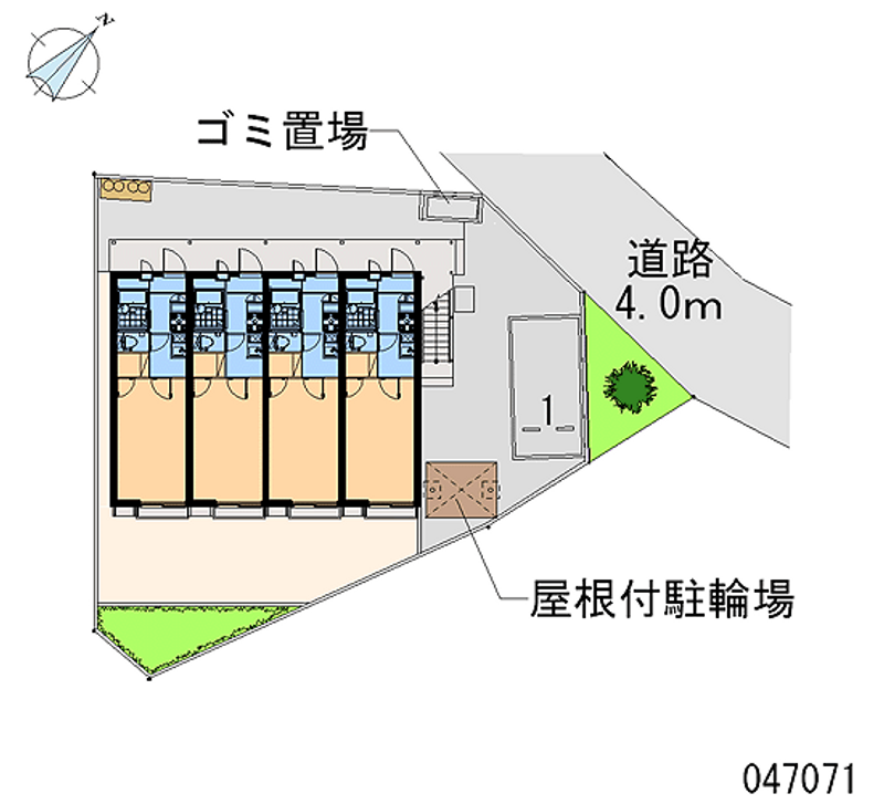 leopalace Magnolia Makuhari Sơ đồ khu đất