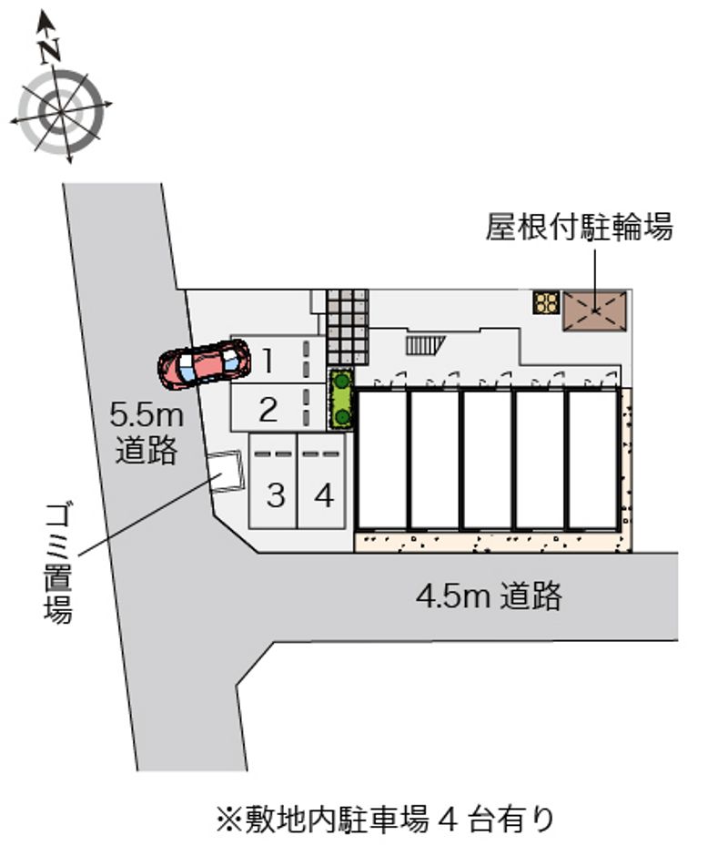 レオパレスヴィフ 配置図