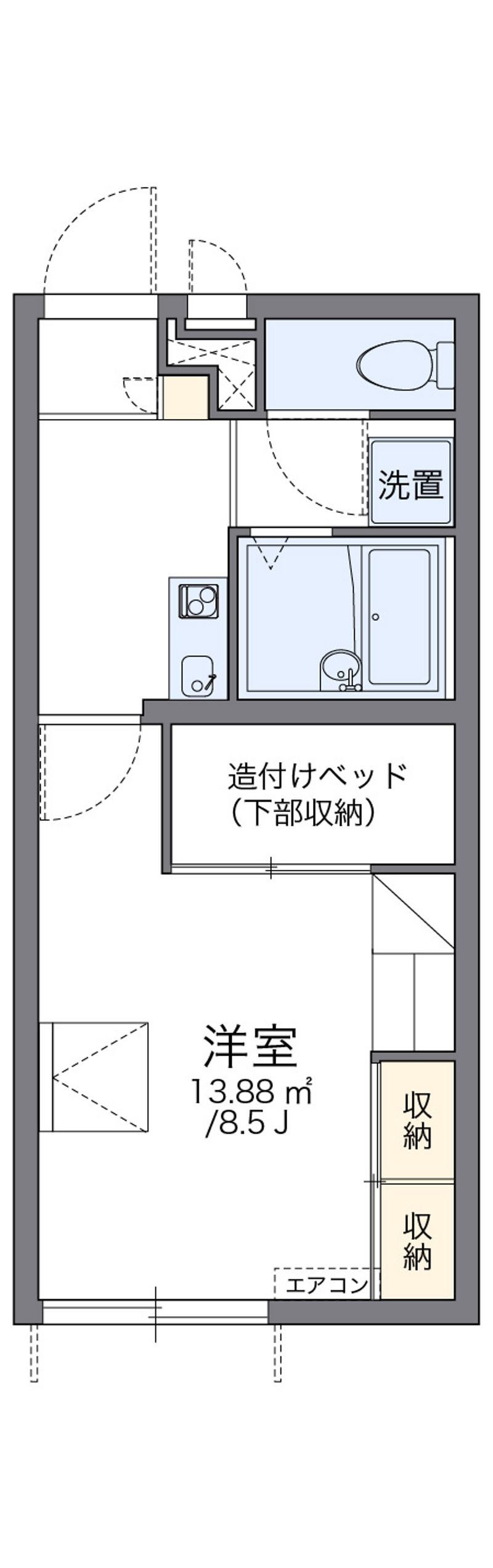 レオパレスＭ＆Ｋ 間取図