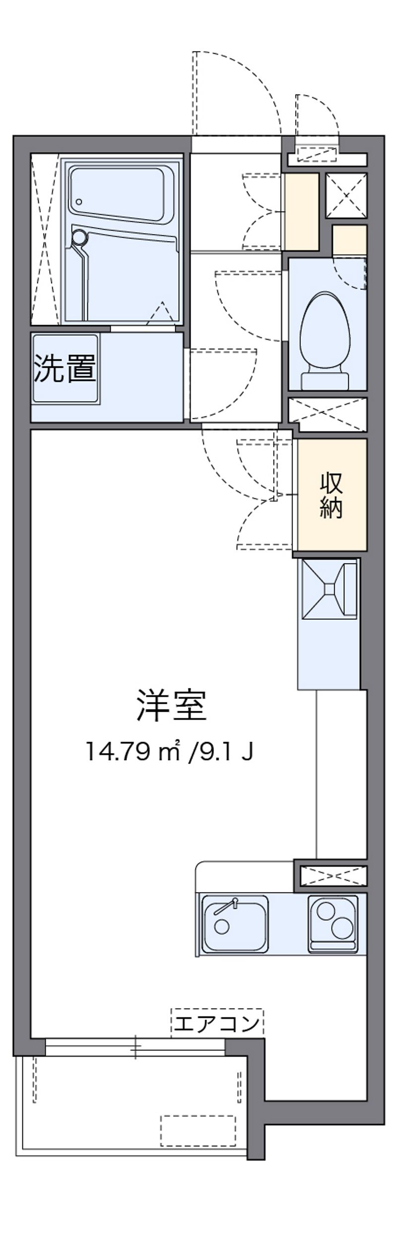 ミランダグランドソレーユⅡ 間取図