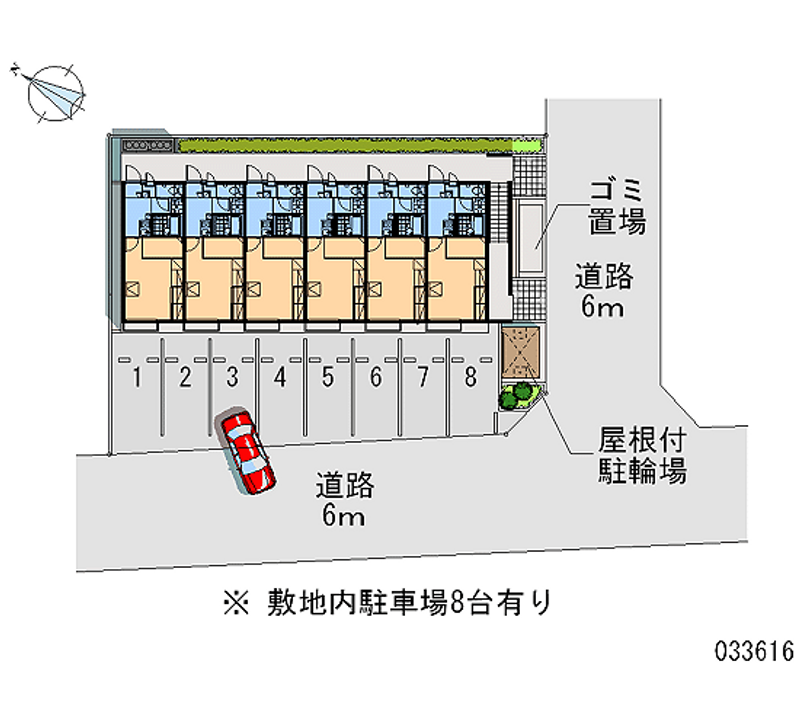 33616 Monthly parking lot