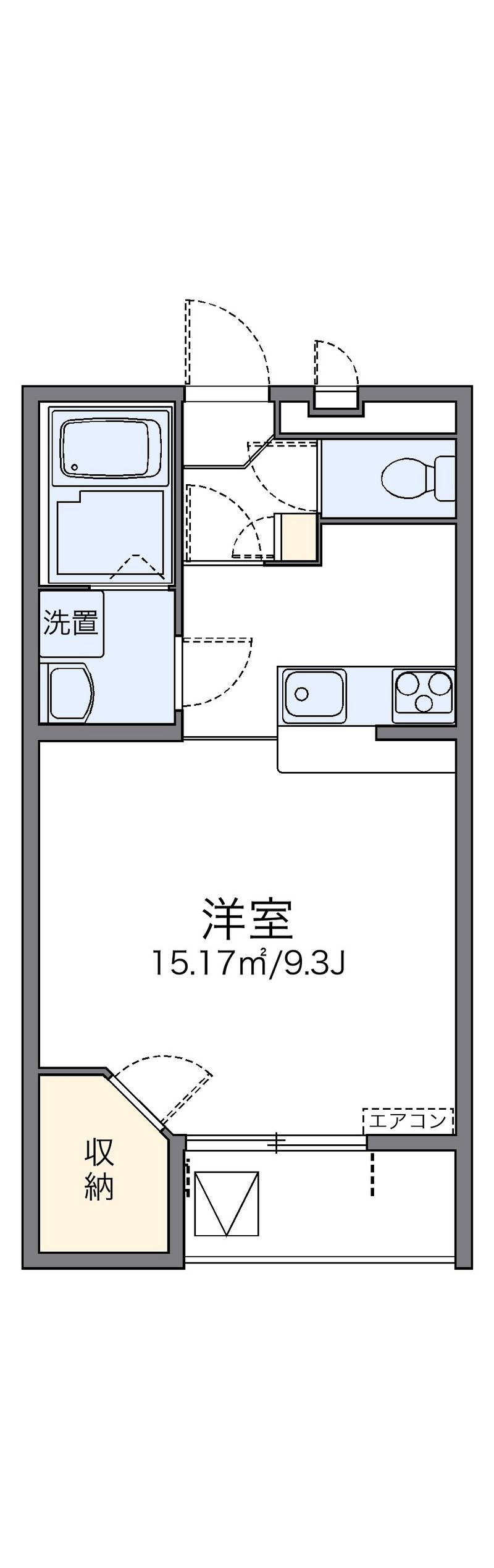 レオネクスト大安　二 間取図