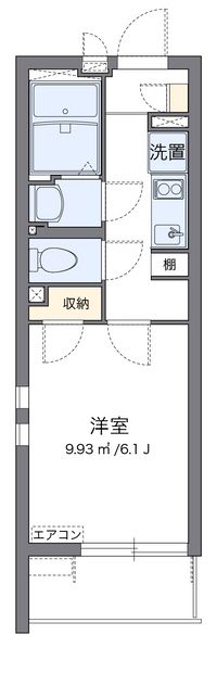 クレイノ蔦元 間取り図