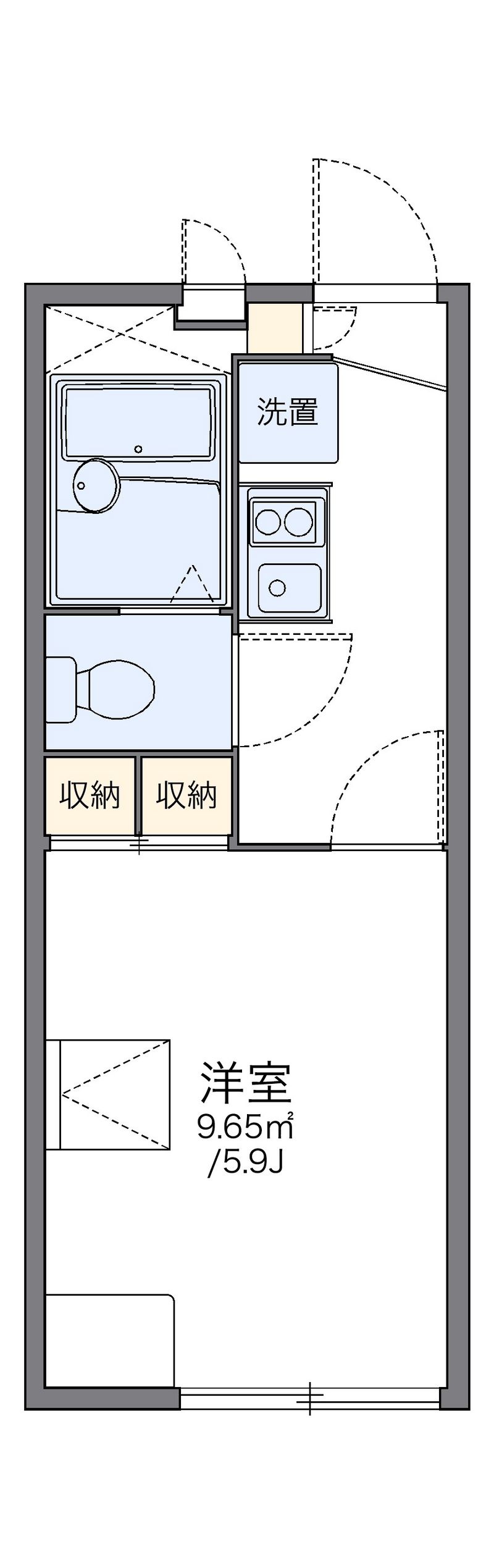 レオパレスＫＩＭＵＲＡ 間取図