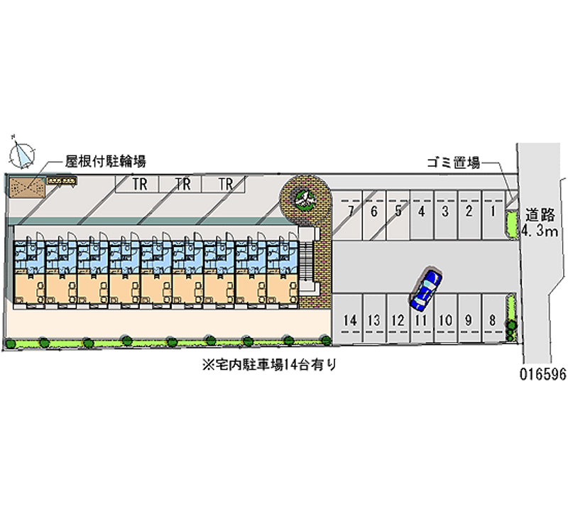 16596 bãi đậu xe hàng tháng