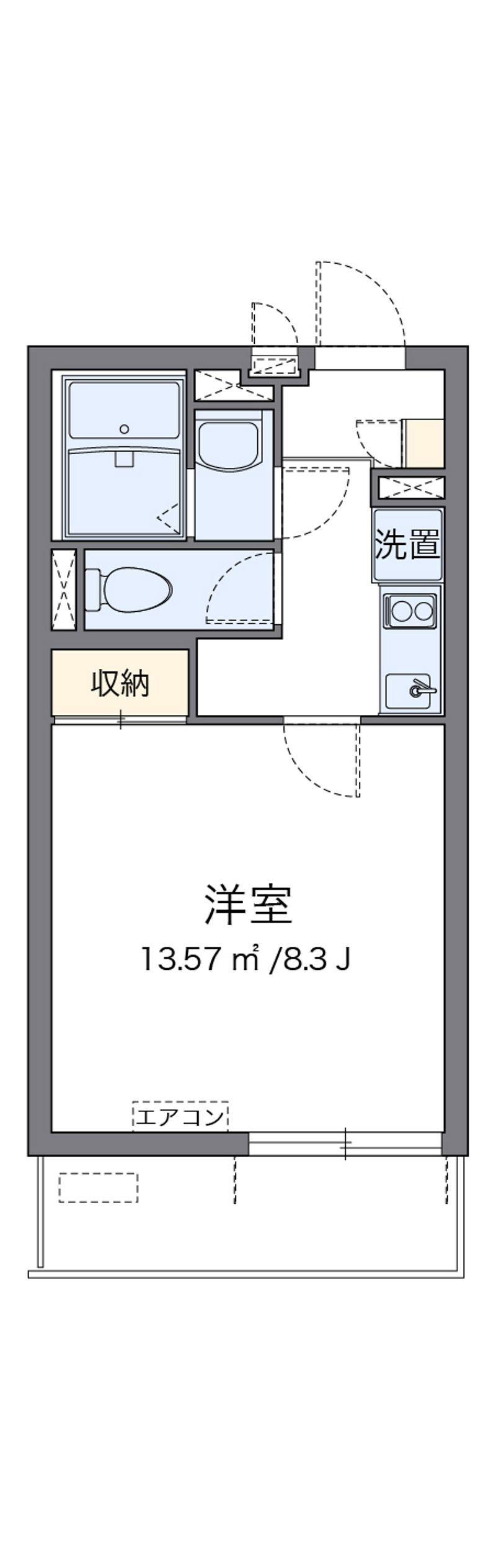 CLEINO All Miere Tenjin Floor plan