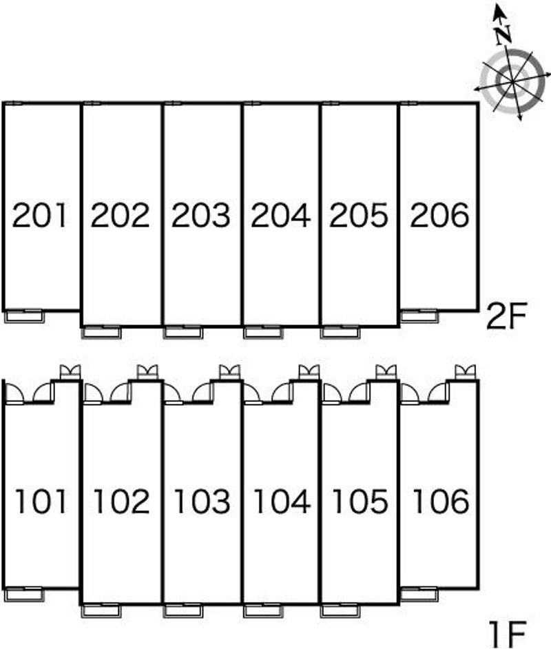 レオパレスＯＫＡＤＡ 間取配置図