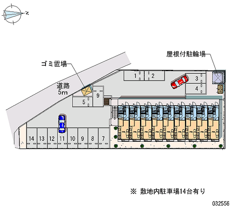 32556 Monthly parking lot