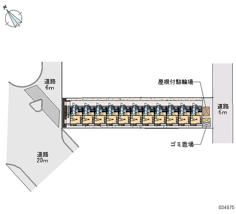 レオパレス浜名　森 区画図