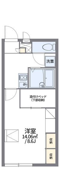 レオパレスロタシオン２ 間取り図