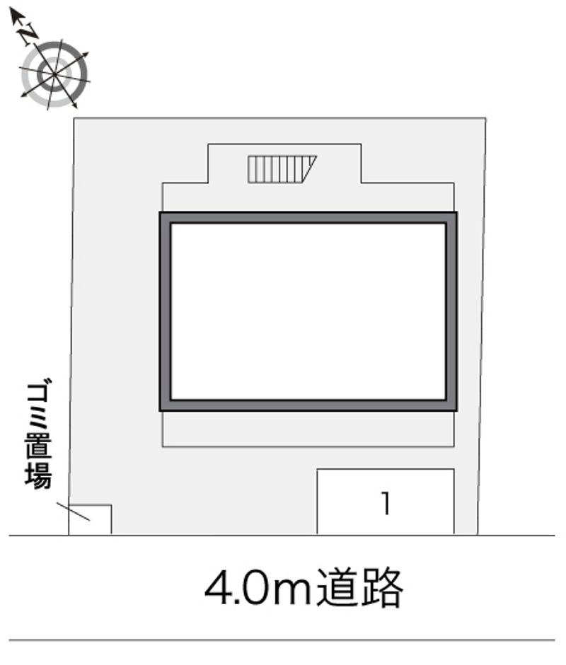 レオパレスＶｅｒｄｅ江波 配置図