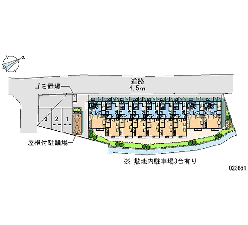 レオパレスＫＯＳＥＮ 月極駐車場