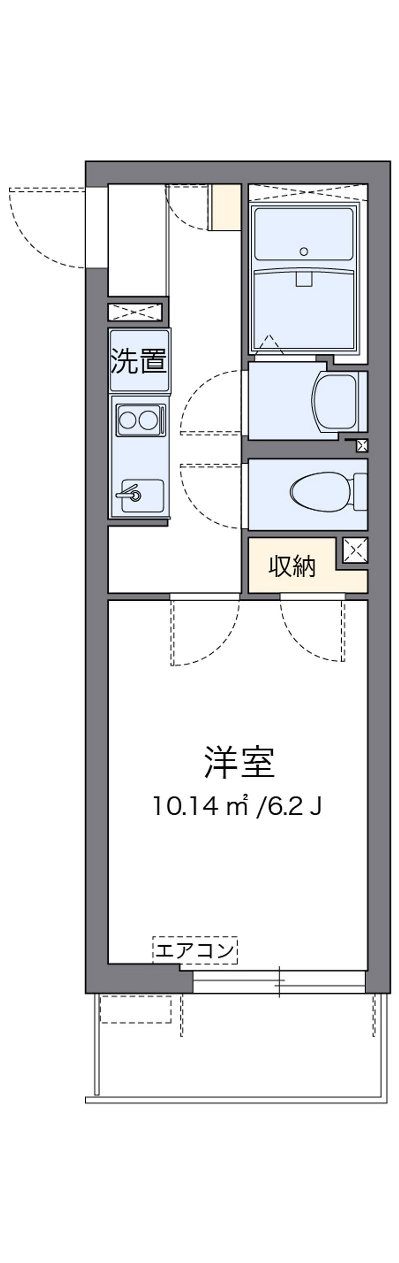 クレイノ領家セブン 間取図
