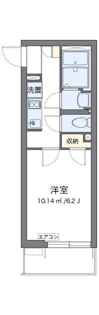 クレイノ領家セブン 間取り図