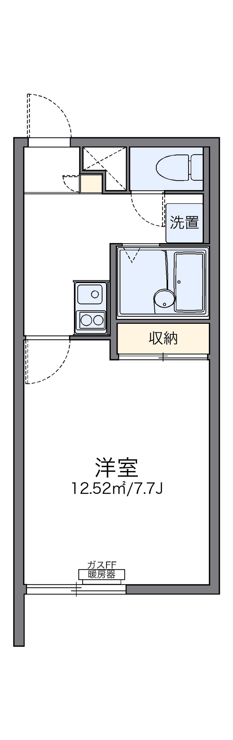 レオパレスラ　カーサデルソル 間取図