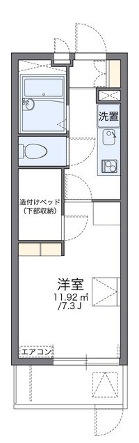 レオパレス御幣島東 間取り図