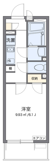 クレイノＮＩＳＨＩＫＩ 間取り図