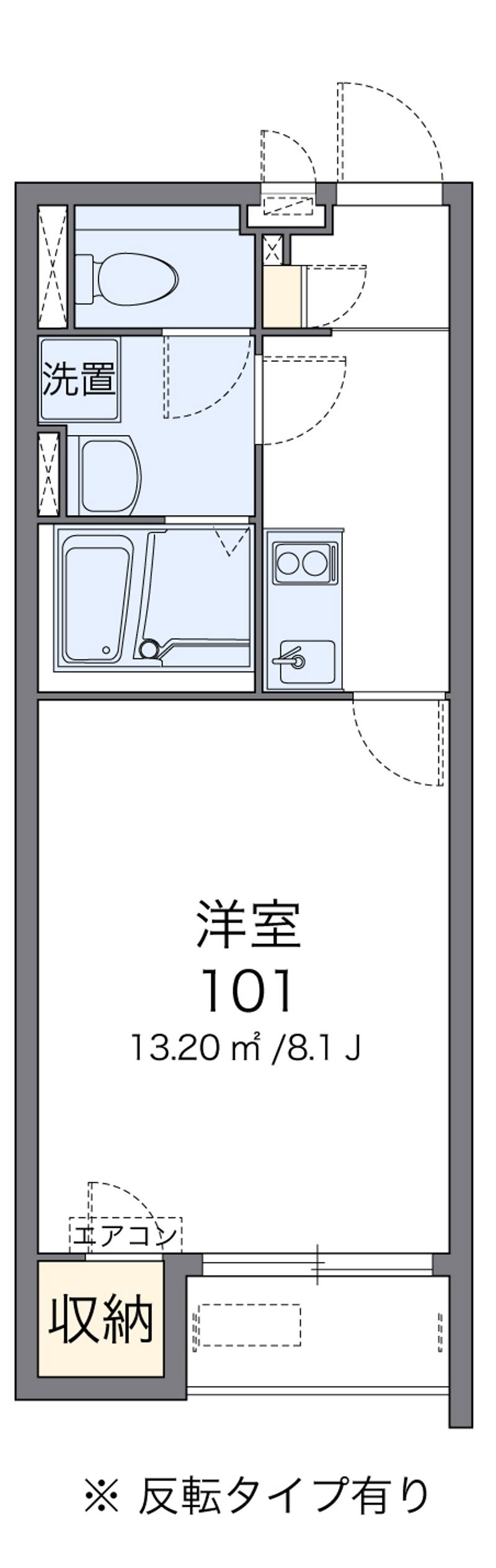 クレイノＭＡＨＯＲＯＢＡ 間取図