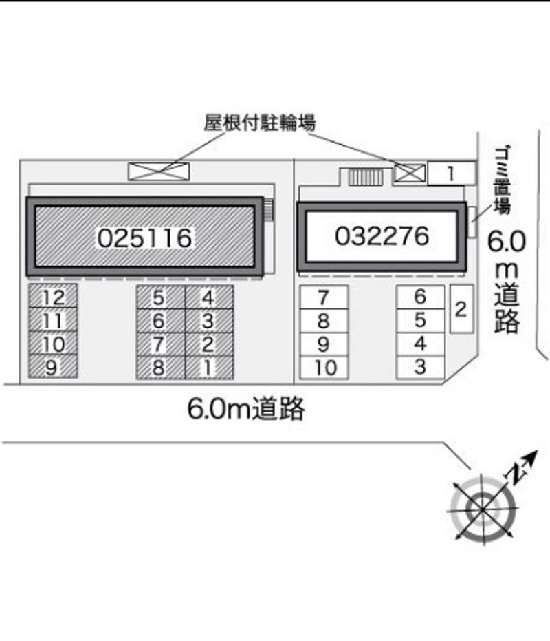 レオパレス恵 駐車場