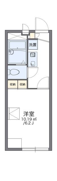 レオパレス片山ミオ 間取り図