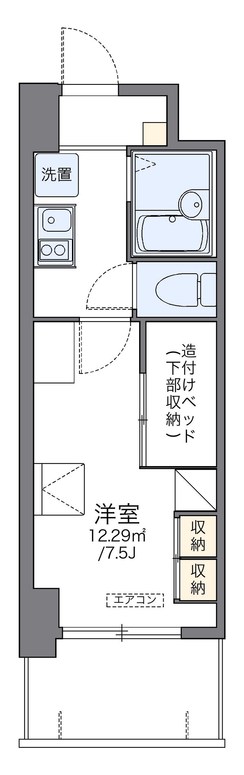 レオパレスＧｒｅｅｎ　Ｈｉｌｌ 間取図