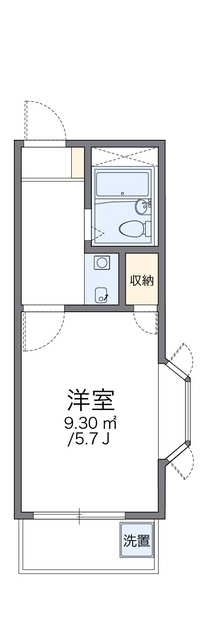 レオパレス保土ヶ谷 間取り図