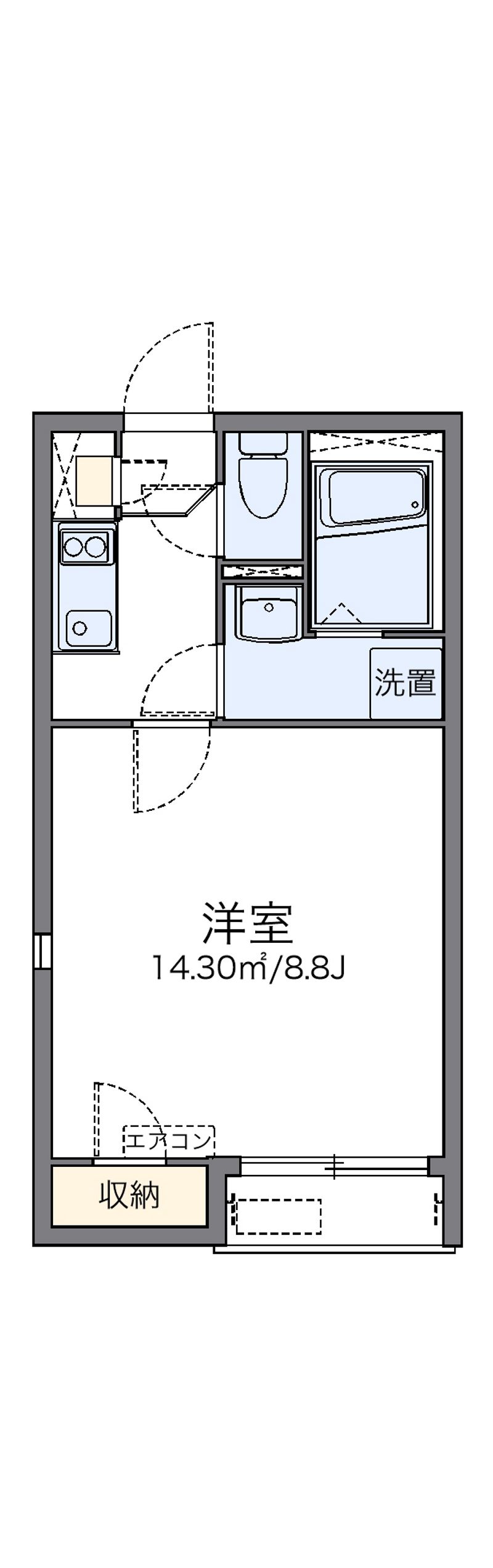 レオネクストグリーンヒルズ鳴海 間取図