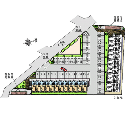 15628 Monthly parking lot