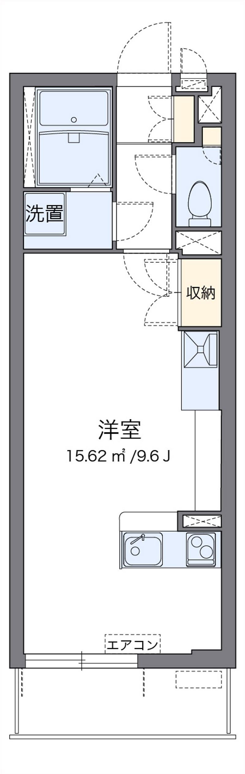ミランダエビナ　カームガーデン 間取図