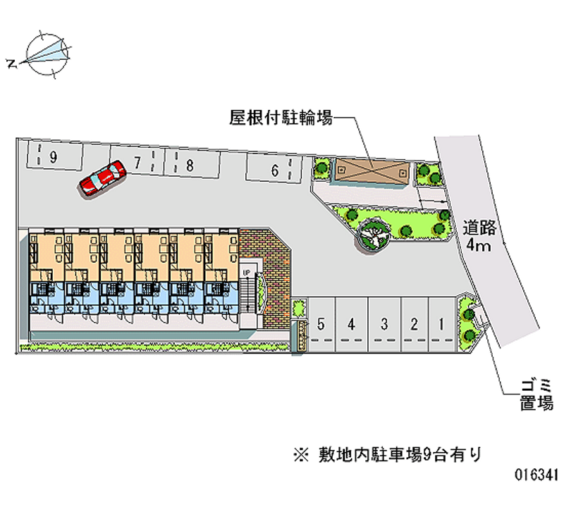 16341月租停車場