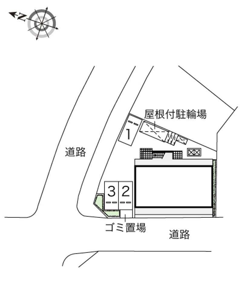 レオパレスカルナック 配置図