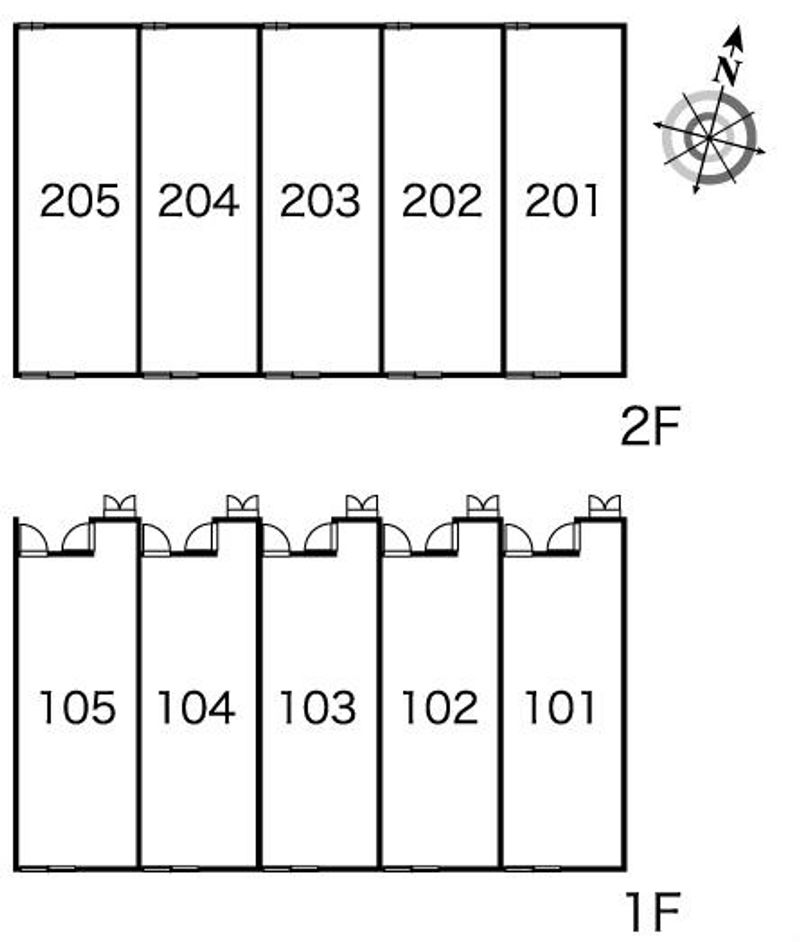 レオパレス高松 間取配置図