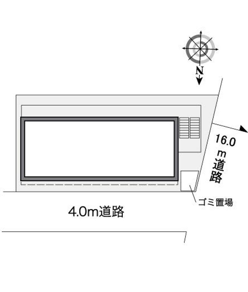 レオパレスホーヤ　Ⅱ 配置図