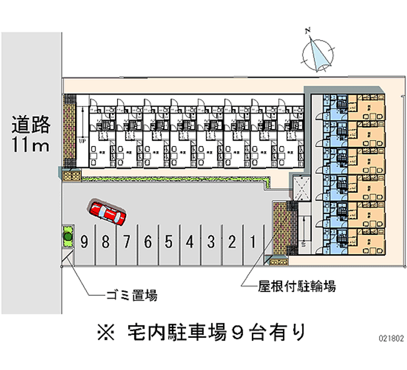 21802 Monthly parking lot